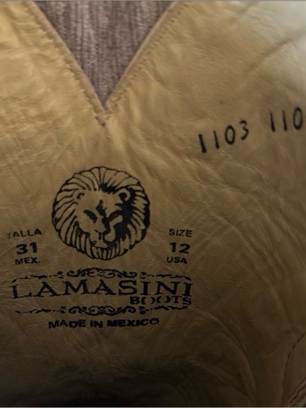 Lamasini Men Gator Tail Cowboy Boots: Ranchero Western Wear - Picture 12 of 12